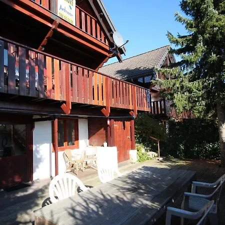 Relaxing Chalet In Dochamps With Swimming Pool And Terrace Alpesi faház Dochamps